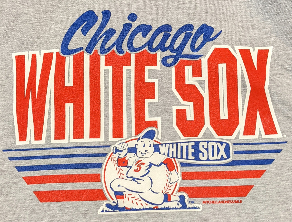 Chicago White Sox Mitchell & Ness Heather Gray 1948 Cooperstown Collection Hoodie for Men product image 2, provided for