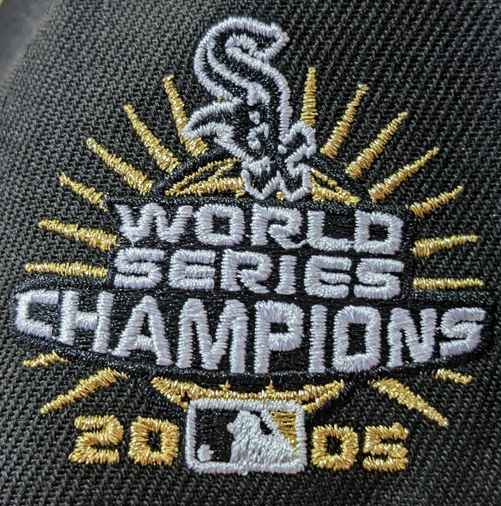 Mens Chicago White Sox New Era Black Gold Rush Cooperstown Collection Black and Gold 9FIFTY Snapback Hat product image 6,