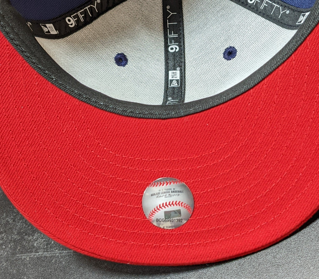 Mens Chicago White Sox New Era 1983 Road Cooperstown Collection 2 Tone Red & Navy 75th Anniversary of Comiskey Park 9FIFTY
