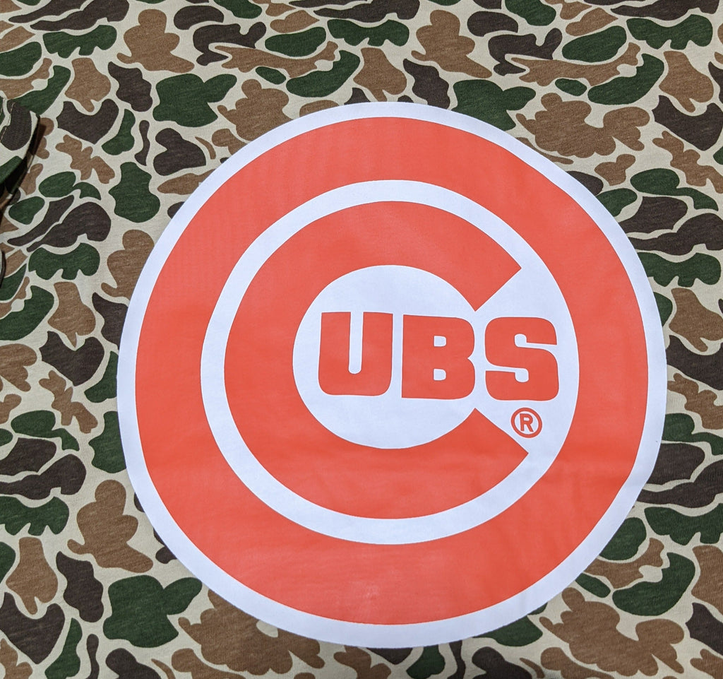 Chicago Cubs 2016 World Series Duck Camo/Orange New Era T-Shirt for Men product image 2, provided for visual reference and