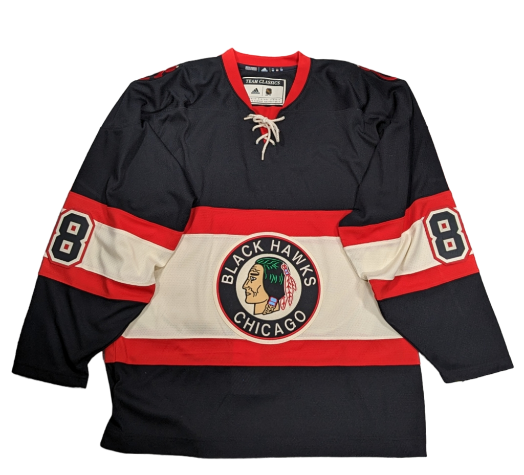 Chicago Blackhawks Patrick Kane adidas 1934 Black Alternate Authentic Player Jersey for Men product image 2, provided for