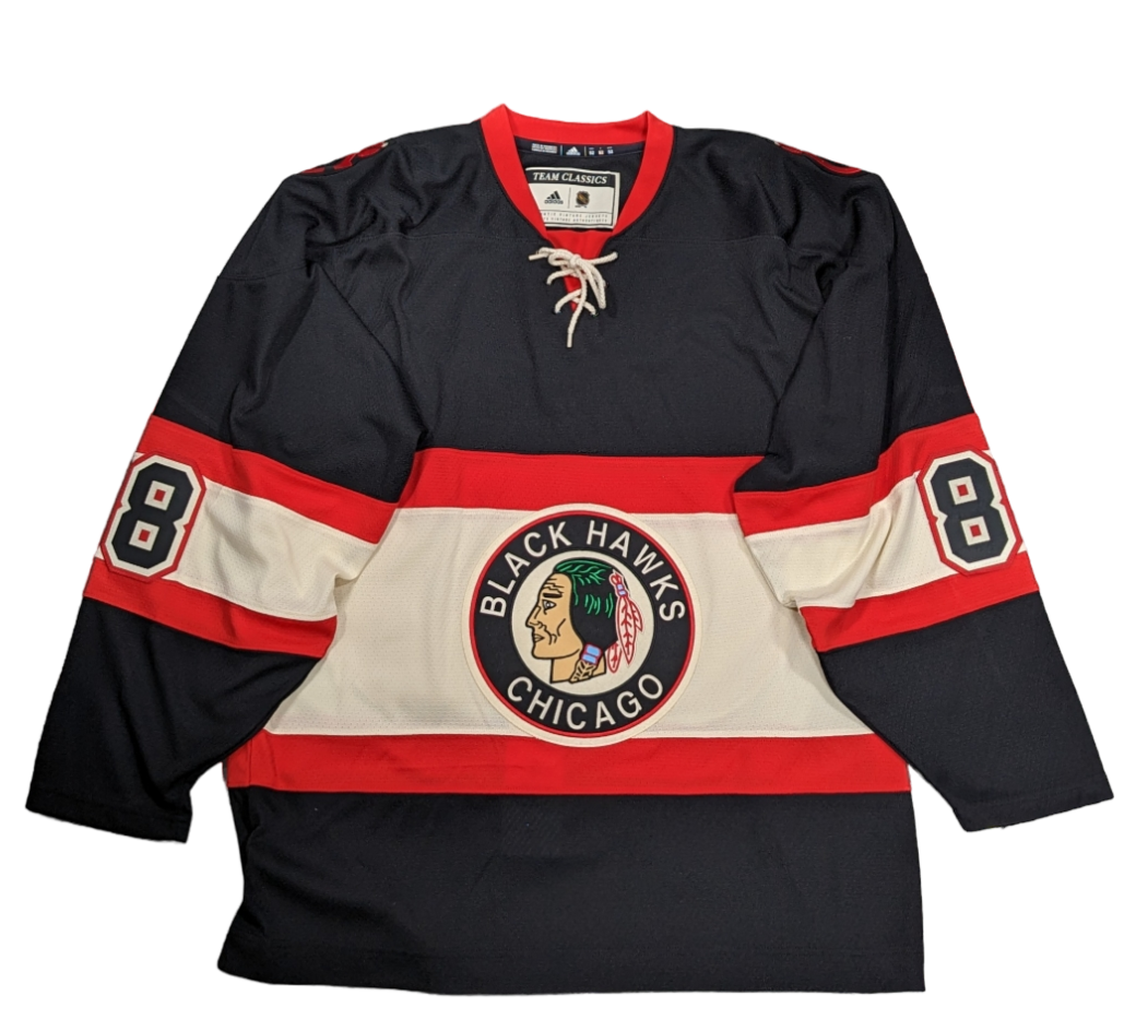 Chicago Blackhawks Patrick Kane adidas 1934 Black Alternate Authentic Player Jersey for Men product image 2, provided for