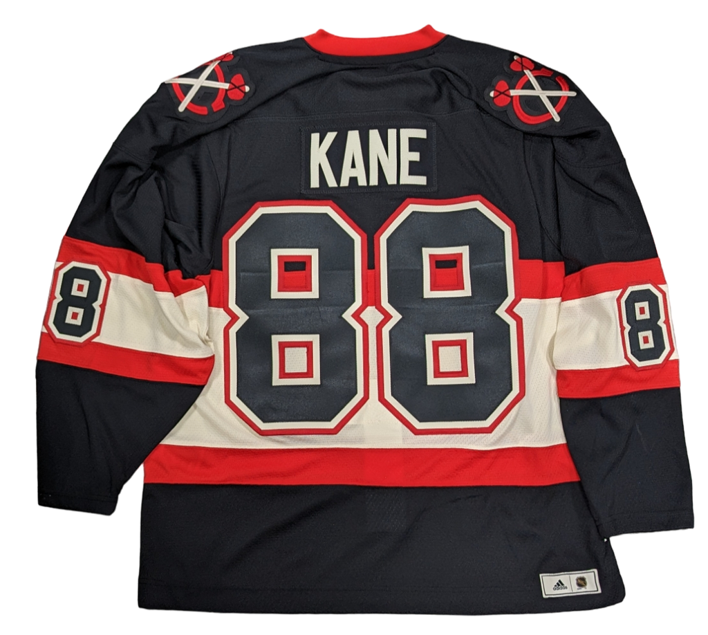 Chicago Blackhawks Patrick Kane adidas 1934 Black Alternate Authentic Player Jersey for Men product image 3, provided for
