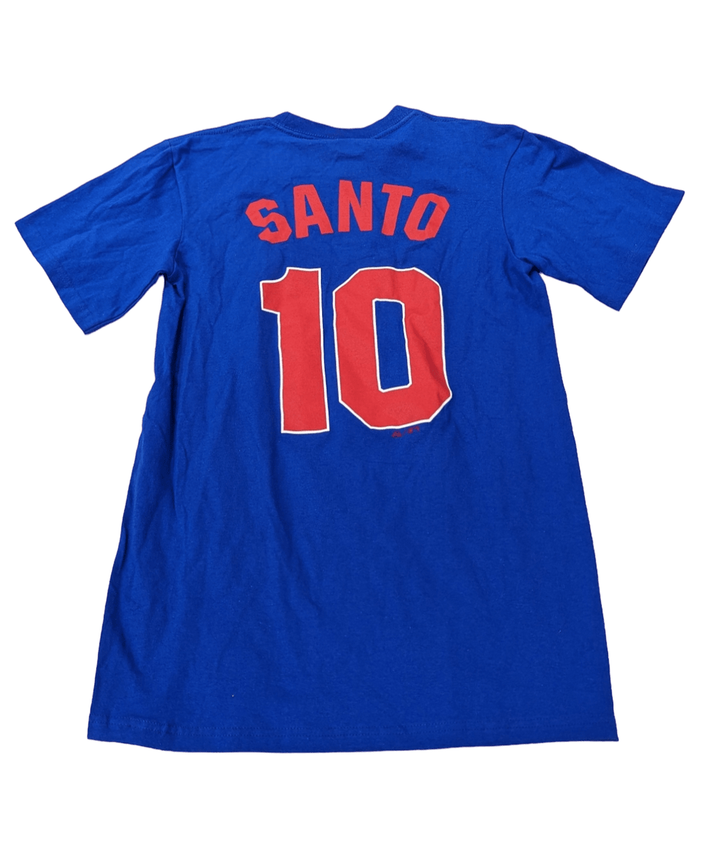 Chicago Cubs Ron Santo Cooperstown Name & Number Player T-Shirt for Men product image 3, provided for visual reference and