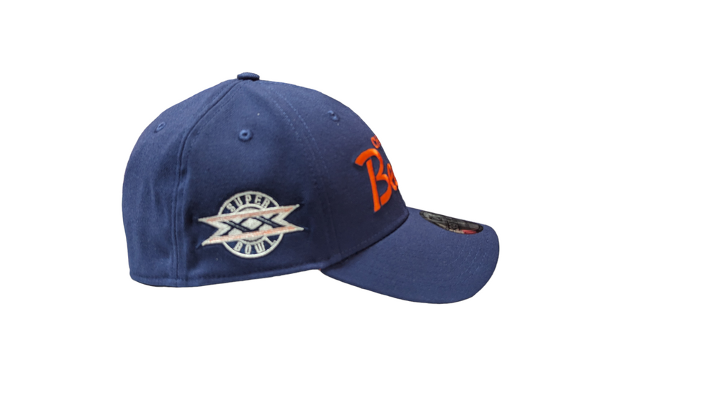 Chicago Bears New Era Super Bowl XX Griswold Navy 39THIRTY Flex Hat product image 4, provided for visual reference and