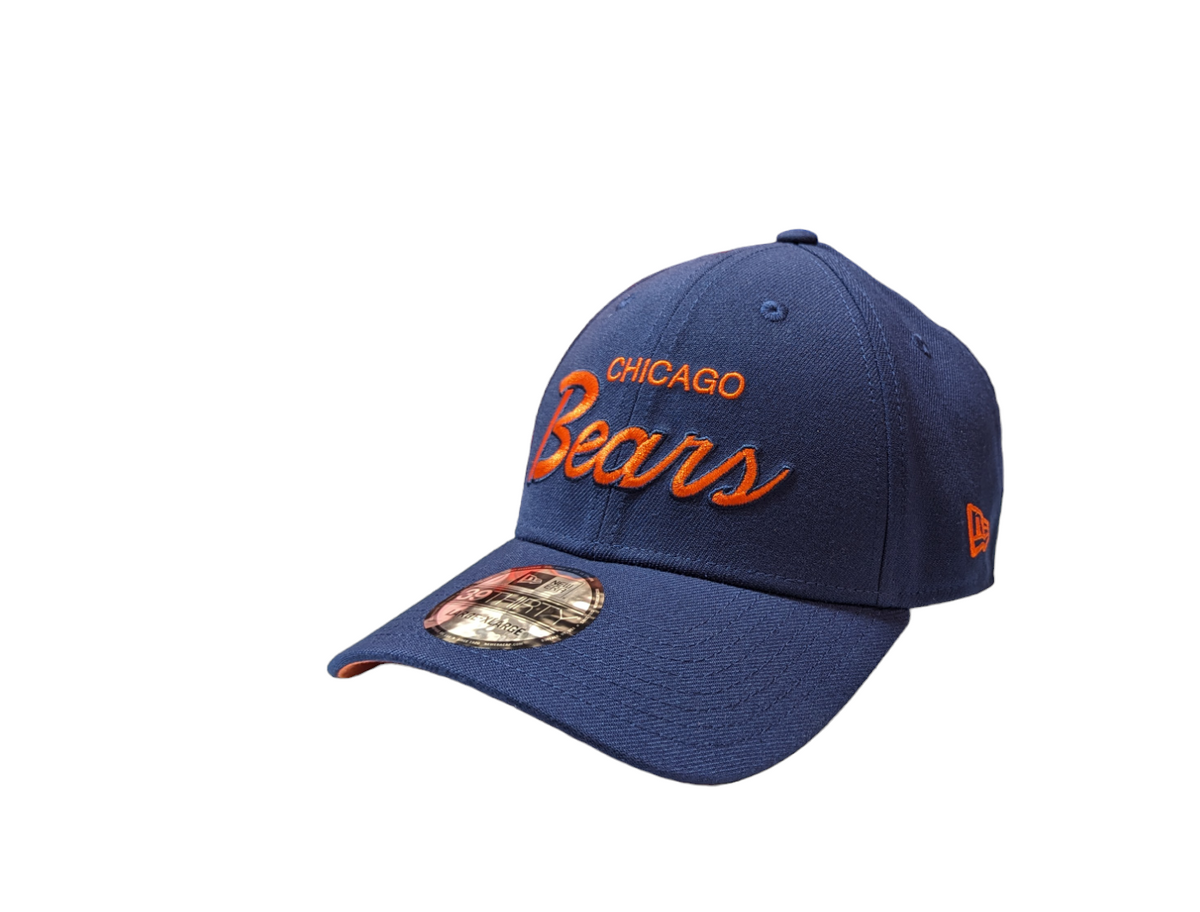 Chicago Bears New Era Super Bowl XX Griswold Navy 39THIRTY Flex Hat product image 3, provided for visual reference and