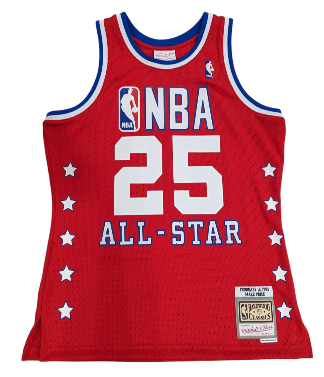 Mark Price 1989 Eastern Conference All-Star Mitchell & Ness Red Hardwood Classics Swingman Jersey for Men product image 1,