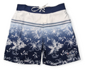 Chicago White Sox Cooperstown Collection Hawaiian Print Navy Swim Trunks for Men product image 1, provided for visual