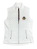 Chicago Blackhawks Transition Icon Heather Vest for Women product image 1, provided for visual reference and product detail