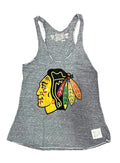 Chicago Blackhawks Home Logo Marrow Edge Tank Top for Women product image 1, provided for visual reference and product