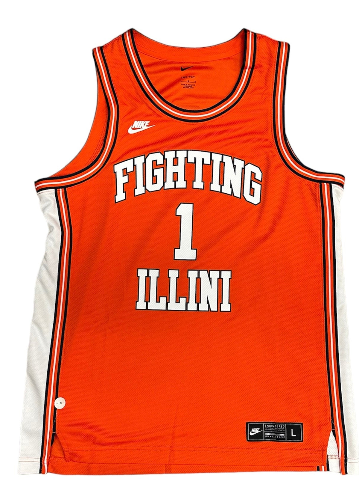 NCAA University of Illinois Fighting Illini Orange Nike #1 Replica Basketball Jersey for Men product image 1, provided for