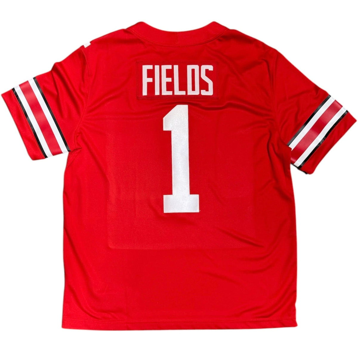 Justin Fields Ohio State Buckeyes Scarlet Limited Nike Jersey product image 2, provided for visual reference and product