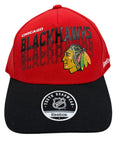 Youth Chicago Blackhawks NHL Reebok Structured Flex Fit Hat product image 1, provided for visual reference and product