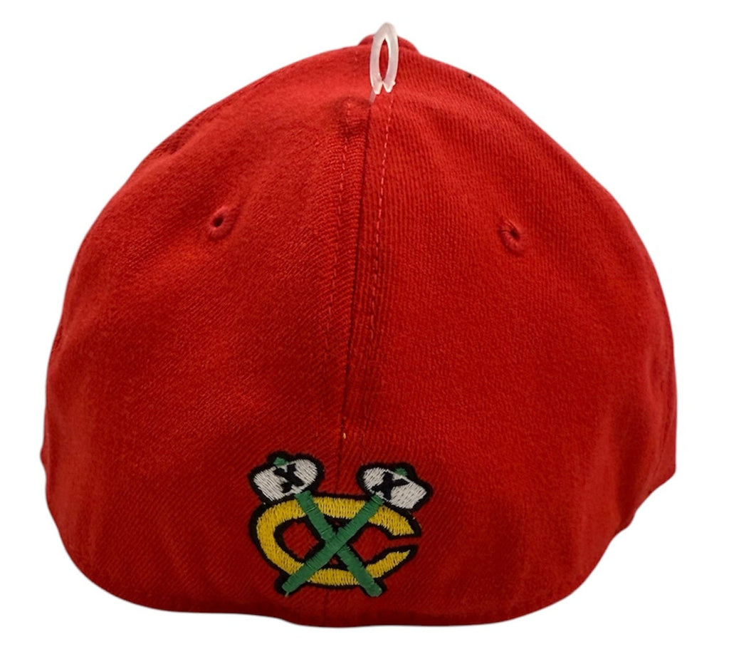 Youth Chicago Blackhawks NHL Reebok Structured Flex Fit Hat product image 2, provided for visual reference and product