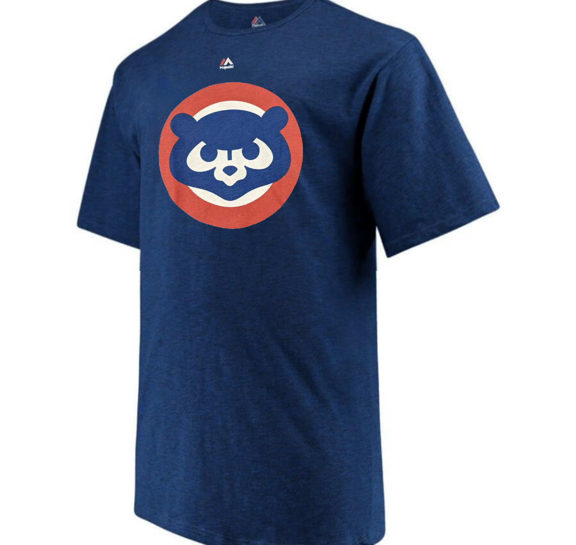 Chicago Cubs Royal Cooperstown Collection 1984 Logo T-Shirt for Men product image 1, provided for visual reference and