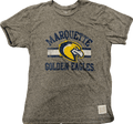 NCAA Marquette Golden Eagles Retro Brand Gray TriBlend T-Shirt for Men product image 1, provided for visual reference and
