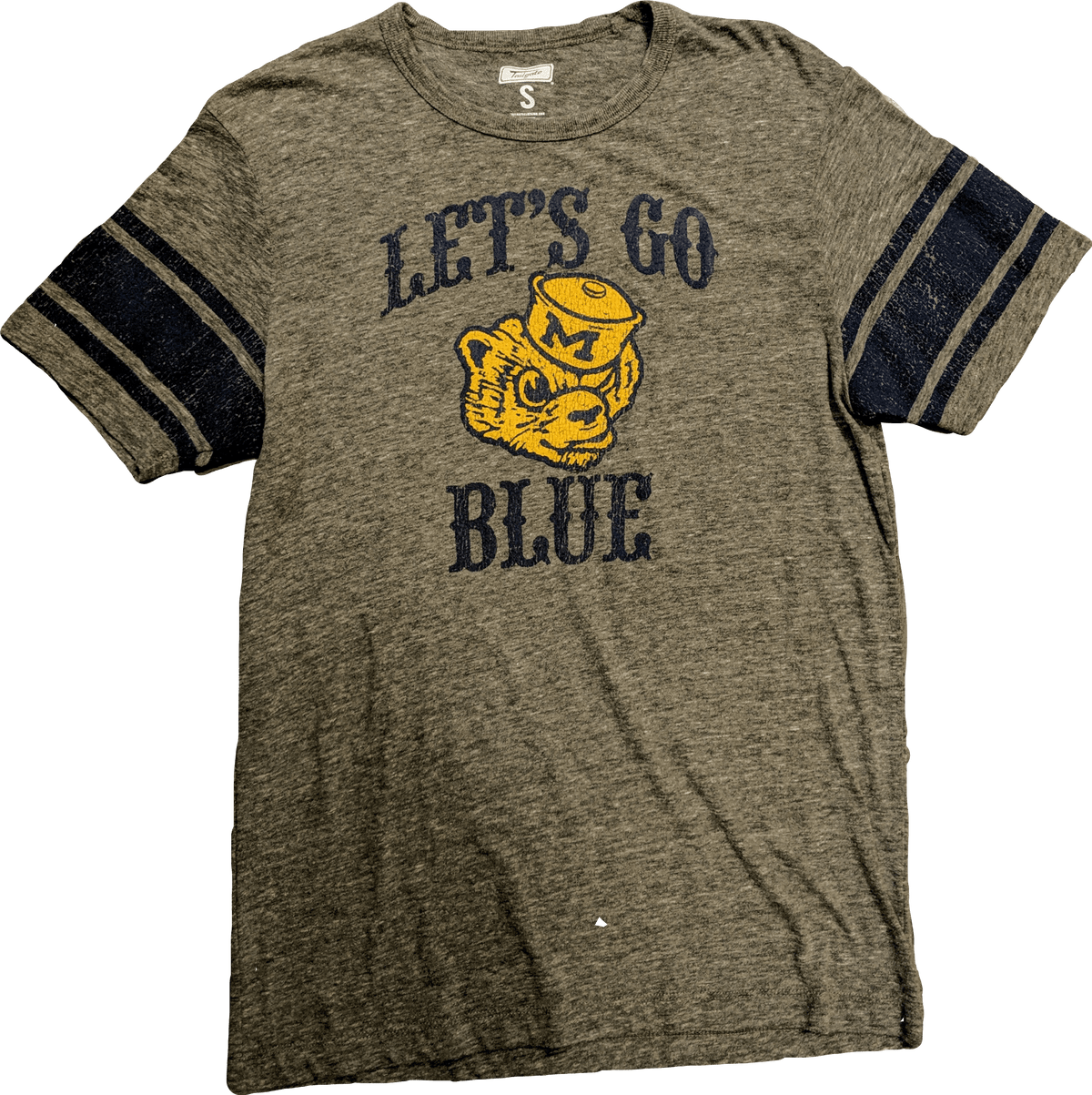 Michigan Wolverines Homecoming Tri-Blend T-Shirt By Tailgate Clothing Co. for Men product image 1, provided for visual