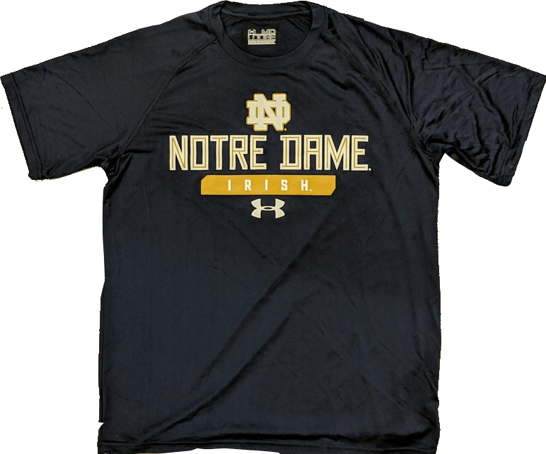 NCAA Notre Dame Fighting Irish Men Under Armour Short Sleeve Performance NuTech T-Shirt product image 1, provided for visual