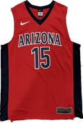 NCAA Mens Arizona Wildcats #15 Cardinal Red NIKE Basketball Jersey product image 1, provided for visual reference and