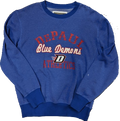 DePaul Blue Demons Royal Colosseum Crew Neck Sweatshirt for Men product image 1, provided for visual reference and product
