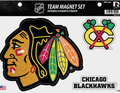 Chicago Blackhawks NHL Bling Team Magnet Set product image 1, provided for visual reference and product detail review