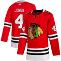 Seth Jones Chicago Blackhawks Home Red Adidas Authentic Jersey for Men product image 1, provided for visual reference and