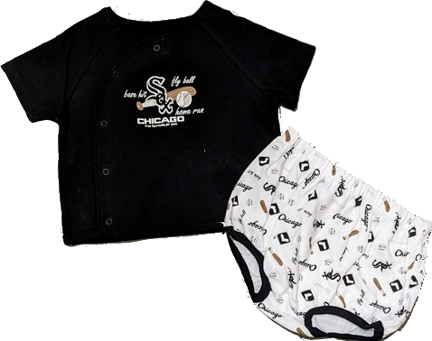 Infant Chicago White Sox Fly Ball 2-Piece Top and Bottom Set product image 1, provided for visual reference and product