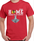 Mens Reebok Chicago Blackhawks 2015 Stanley Cup Champions Red "Home Sweet Home" T-Shirt product image 1, provided for visual