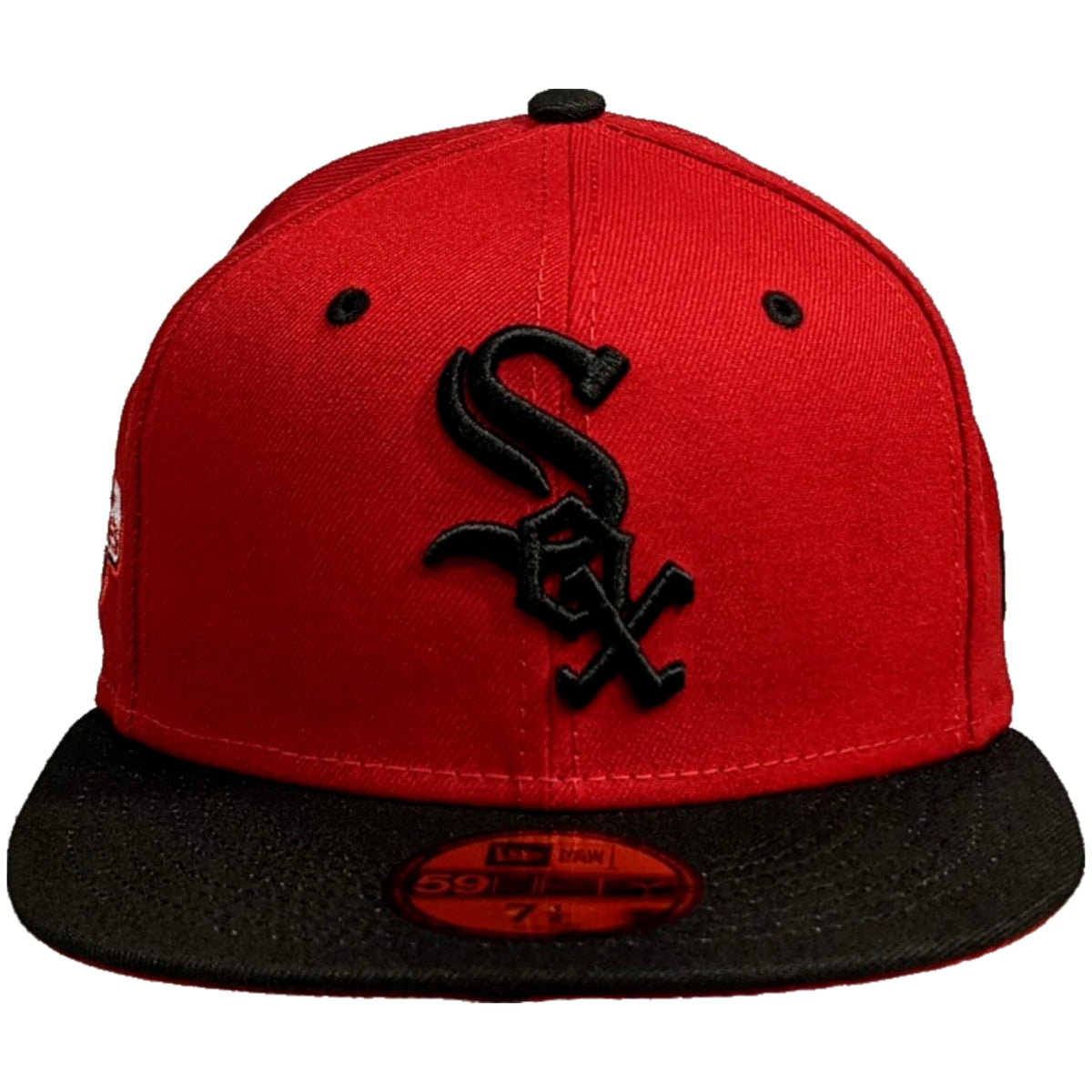 Chicago White Sox New Era 2005 World Series Side Patch 2 Tone Red and Black 59FIFTY Fitted Hat for Men product image 2,