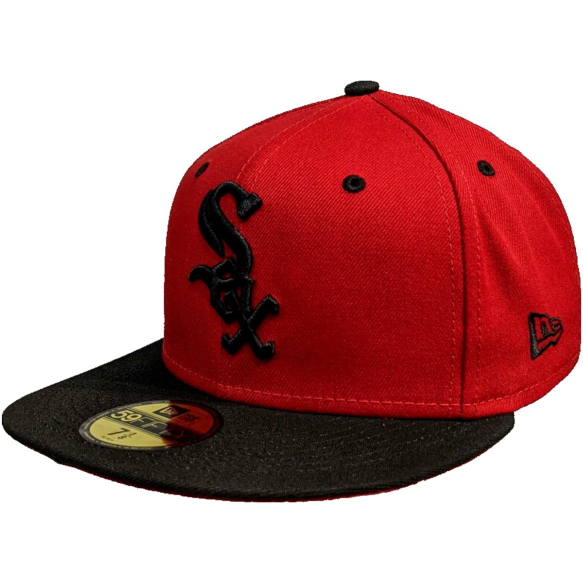 Chicago White Sox New Era 2005 World Series Side Patch 2 Tone Red and Black 59FIFTY Fitted Hat for Men product image 3,