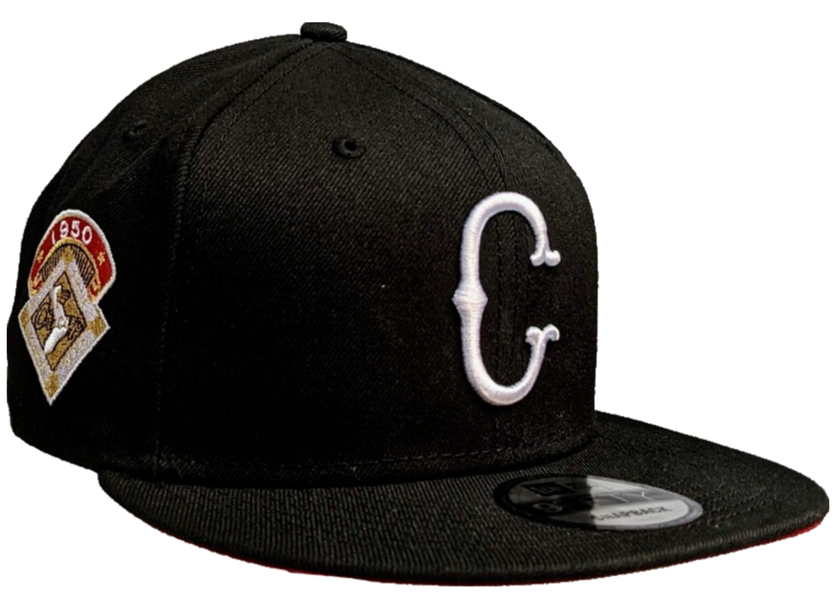 Mens Chicago White Sox New Era Black Cooperstown Collection 1950 All Star Game 9FIFTY Side Patch Snapback Hat product image