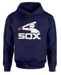 Mens Chicago White Sox Navy Batterman Logo Cooperstown Collection Hoodie product image 1, provided for visual reference and