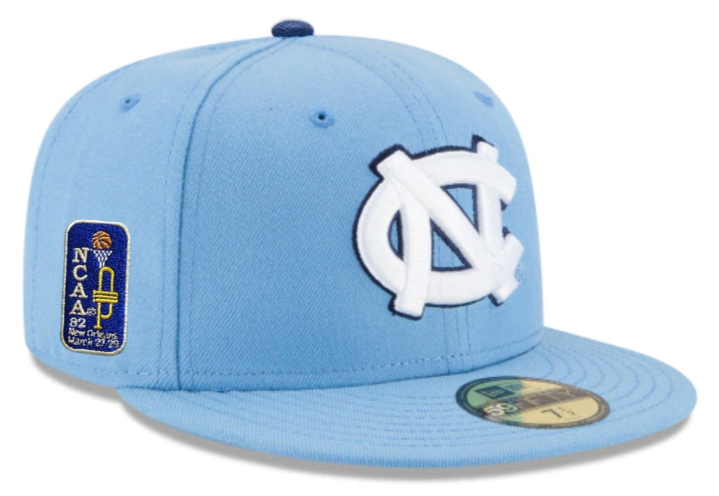 North Carolina Tar Heels First Shot 1982 Championship NCAA Carolina Blue 59FIFTY Fitted Hat product image 1, provided for
