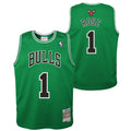 Youth Chicago Bulls Derrick Rose Mitchell & Ness Kelly Green St. Patricks Day Hardwood Classics Swingman Jersey product