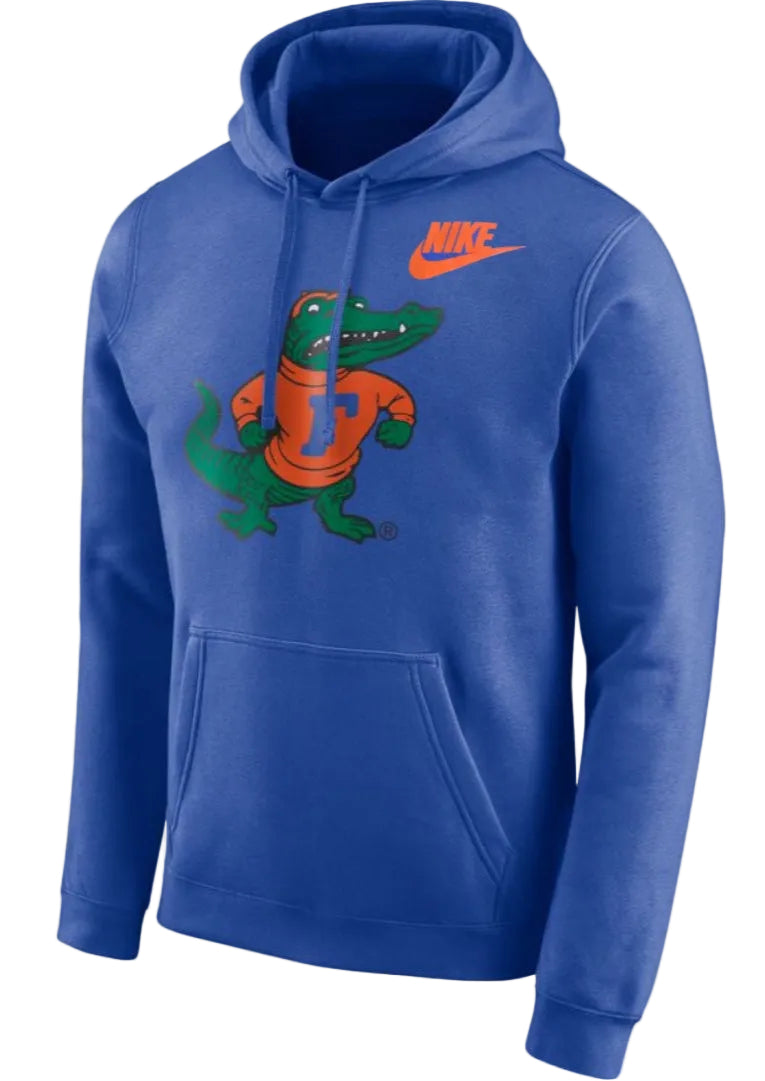 Nike Florida Gators Royal Vault Club Fleece Pullover Hoodie product image 1, provided for visual reference and product