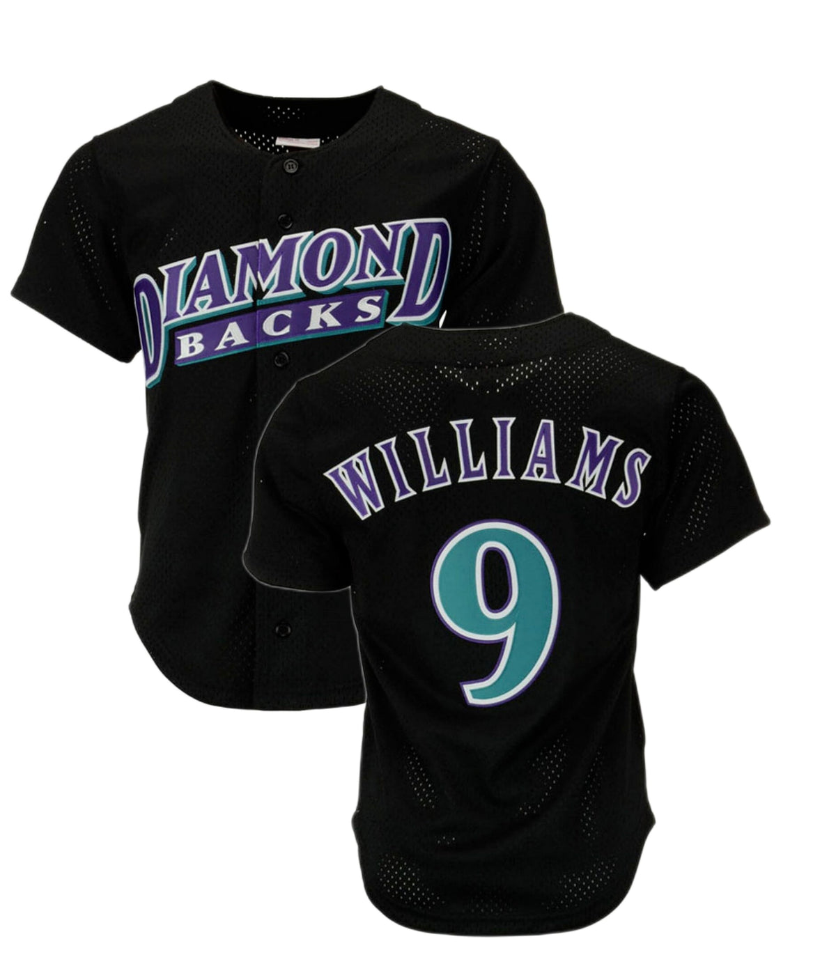 Men’s Arizona Diamondbacks Matt Williams Mitchell & Ness Black Cooperstown Collection Batting Practice Jersey product image