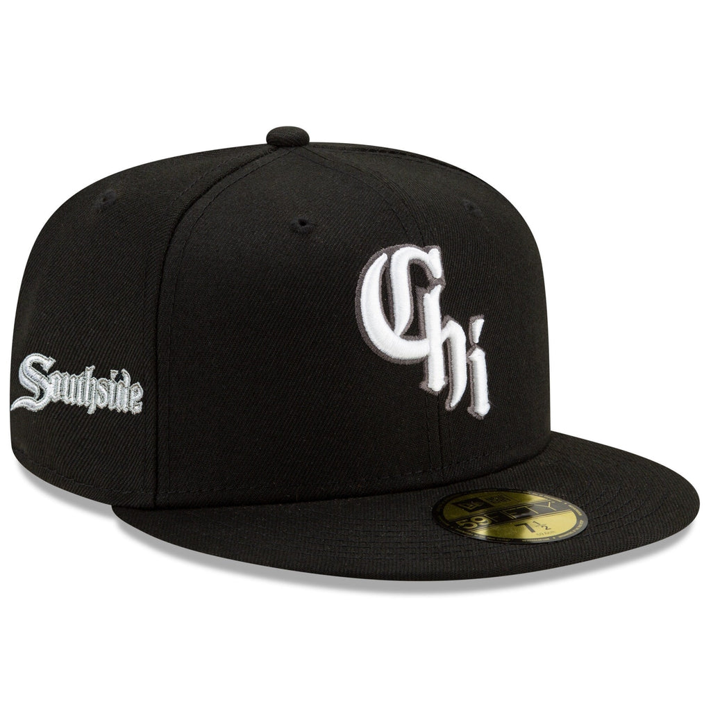 Chicago White Sox New Era Black City Connect Southside 59FIFTY Fitted Hat for Men product image 1, provided for visual