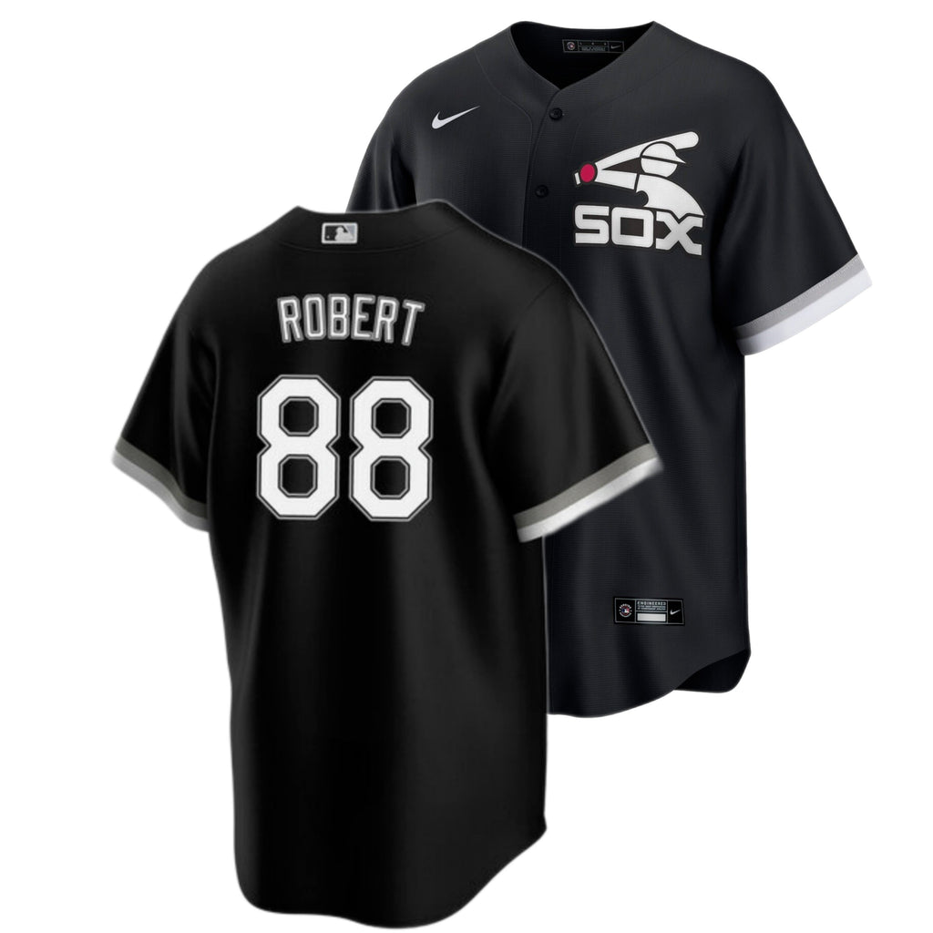 Luis Robert Chicago White Sox NIKE Black Alternate Spring Training Premium Replica Jersey for Men product image 1, provided
