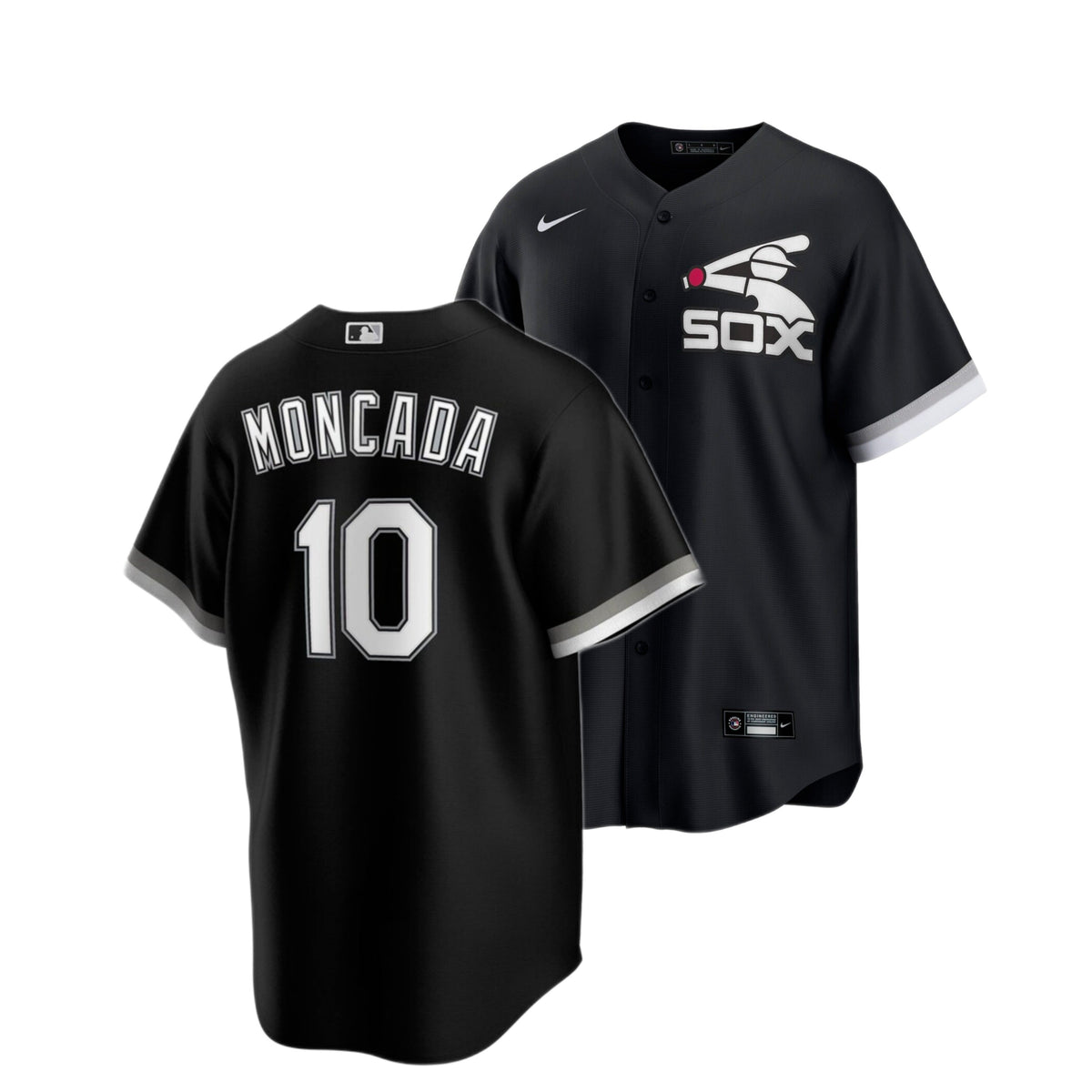 Yoan Moncada Chicago White Sox NIKE Black Alternate Spring Training Premium Replica Jersey for Men product image 1, provided