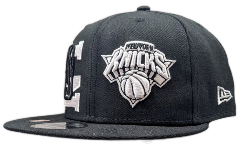 New York Knicks New Era Black 2022 NBA Draft 9FIFTY Snapback Hat product image 1, provided for visual reference and product