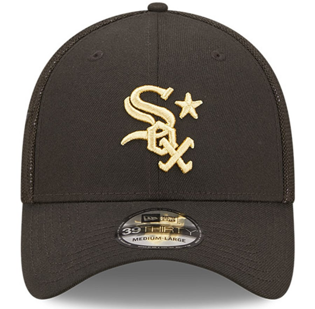 Chicago White Sox New Era 2022 All Star Game Black/ Gold 39THIRTY Flex Fit Hat product image 2, provided for visual