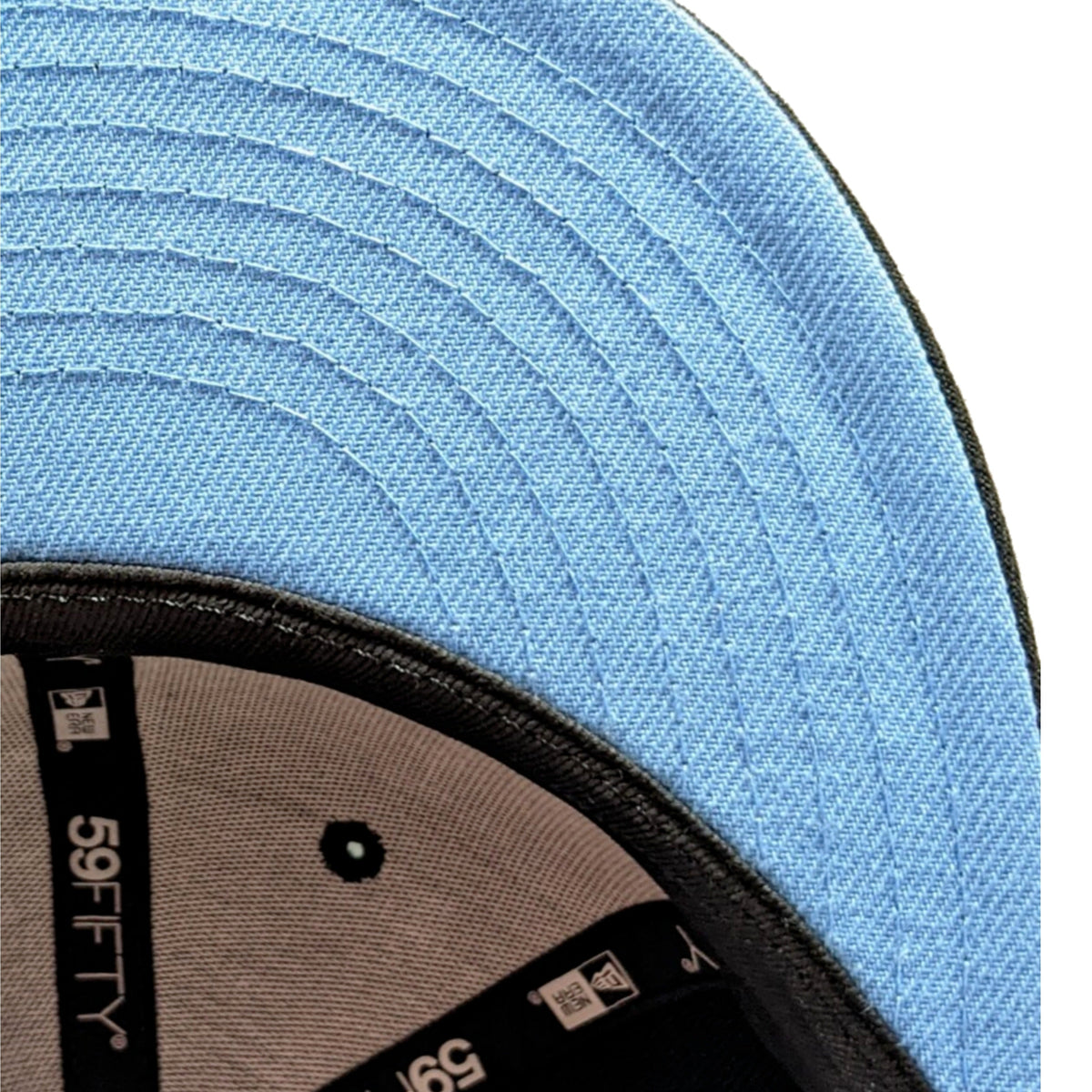 Chicago Cubs Cooperstown Collection Wrigley Field Black/ Sky Blue New Era 59FIFTY Fitted Hat product image 6, provided for