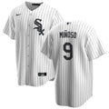 NIKE Men Minnie Minoso Chicago White Sox White Home Premium Twill Replica Jersey product image 1, provided for visual