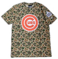 Chicago Cubs 2016 World Series Duck Camo/Orange New Era T-Shirt for Men product image 1, provided for visual reference and