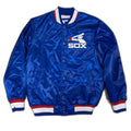 Chicago White Sox Retro Royal Batterman Starter Satin Jacket-Blue for Men product image 1, provided for visual reference and