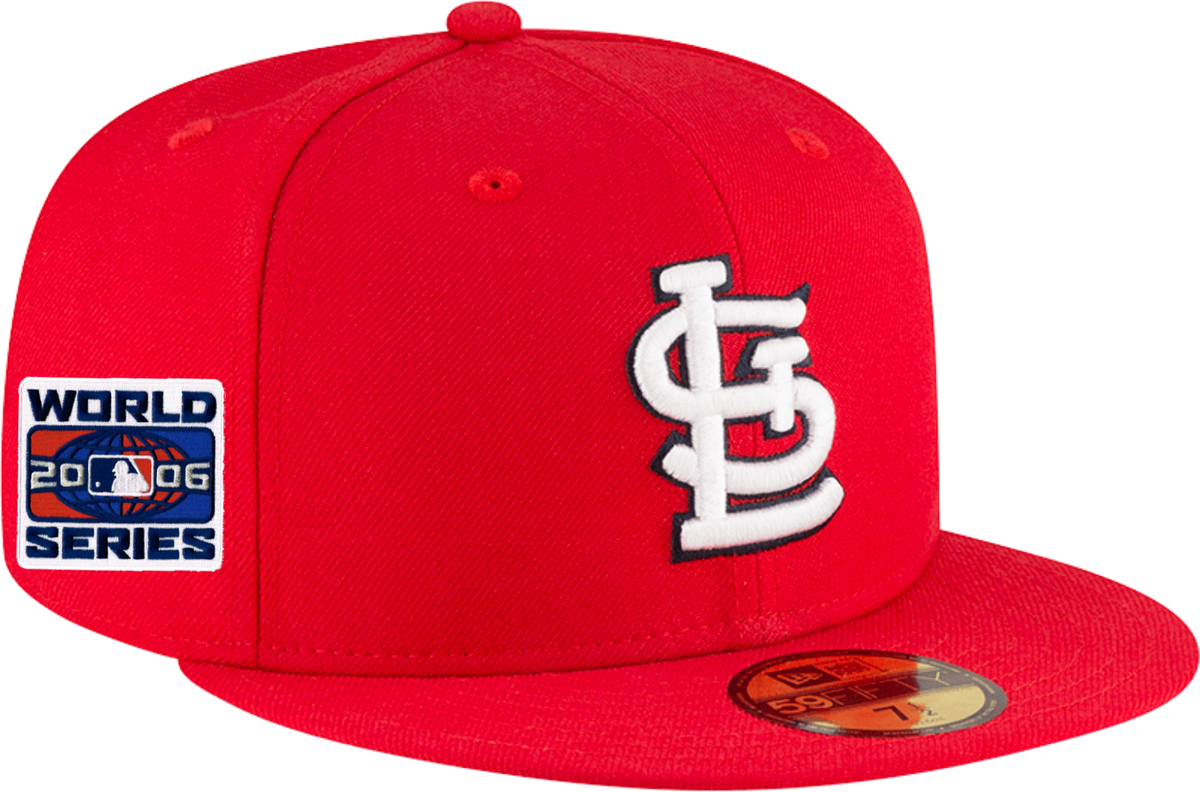 St. Louis Cardinals Classic 2006 World Series Red New Era 59Fifty Fitted Hat product image 1, provided for visual reference