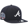 New Era Atlanta Braves Navy 2021 World Series 9FIFTY Snapback Adjustable Hat product image 1, provided for visual reference