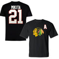 Chicago Blackhawks Stan Mikita Black Player T-Shirt for Men product image 1, provided for visual reference and product