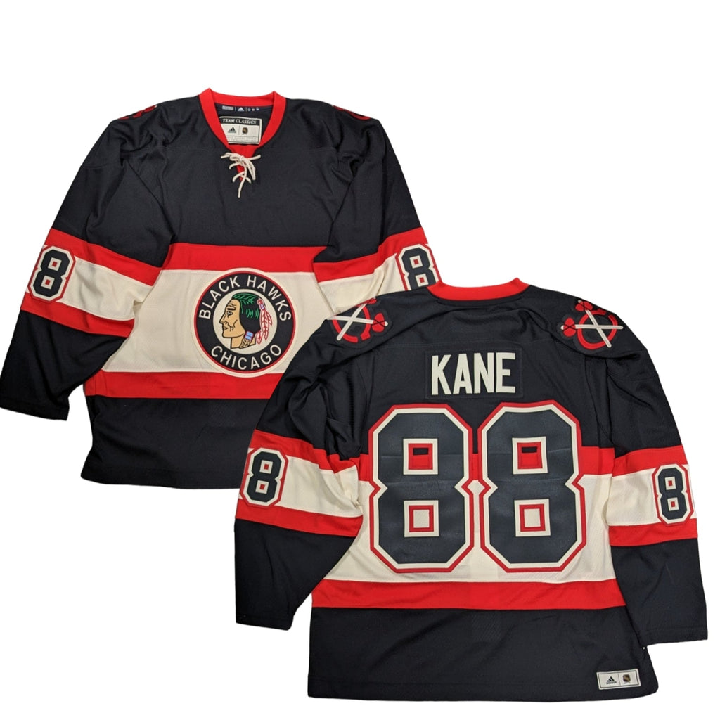 Chicago Blackhawks Patrick Kane adidas 1934 Black Alternate Authentic Player Jersey for Men product image 1, provided for