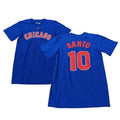 Chicago Cubs Ron Santo Cooperstown Name & Number Player T-Shirt for Men product image 1, provided for visual reference and